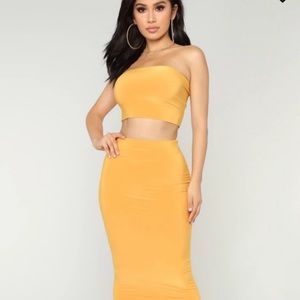 Fashion Nova Des Skirt Set